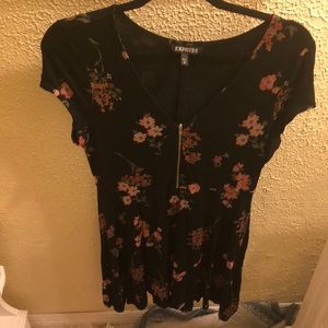 Floral Zipper Dress!